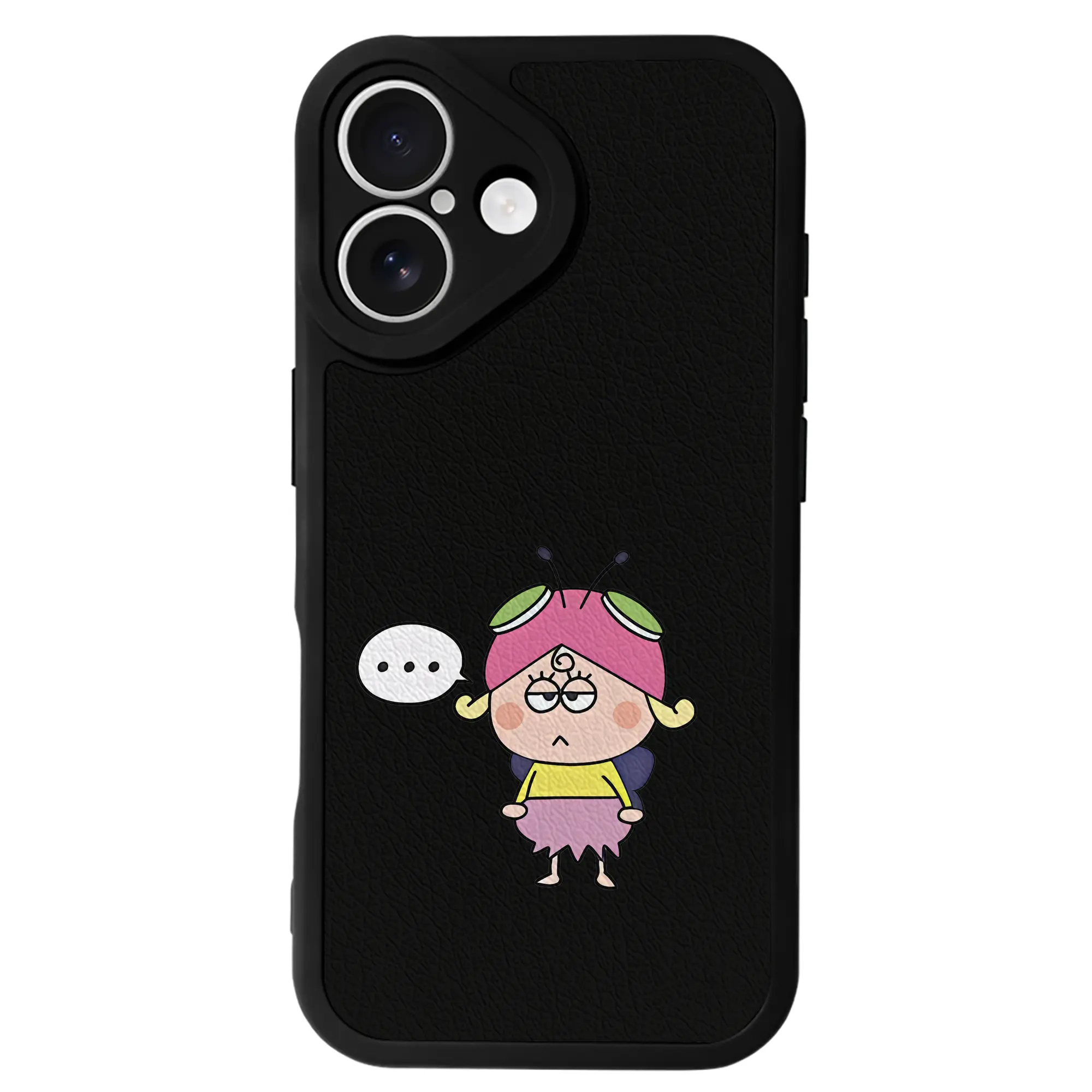 はなかっぱ グッズ,アゲルちゃん - IPhone 16シリーズ対応 ・ シリコンスマホケース ・ レザー調 ・ 高精度フィット ・ 耐衝撃 ・ ワイヤレス充電対応 ・ 精密カット